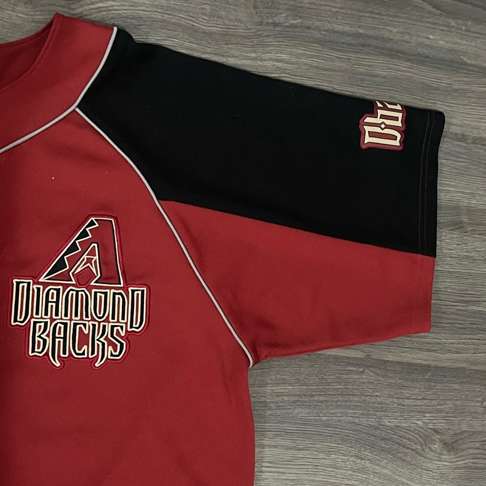 Red Diamond Backs Baseball Jersey - Picture 3 of 5
